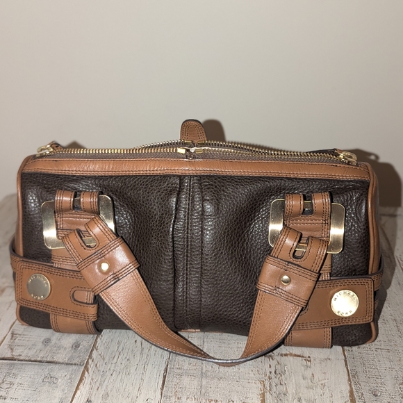 Michael Kors Two-Tone Leather Handbag - Picture 11 of 13